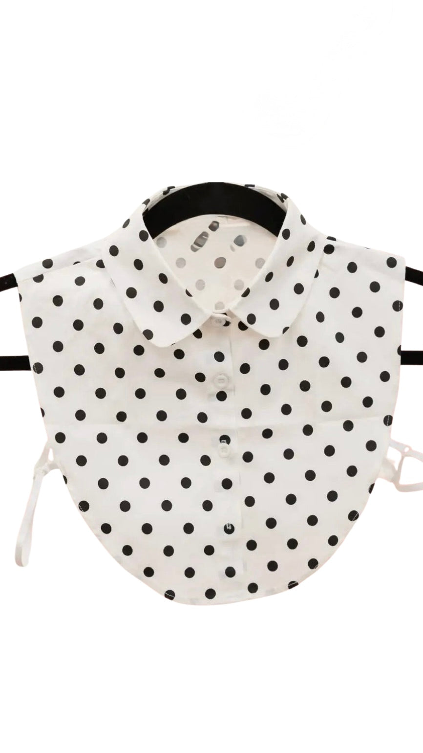 The Polka Dot Faux Collar