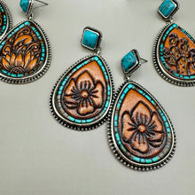 Load image into Gallery viewer, Laken Tooled Earrings