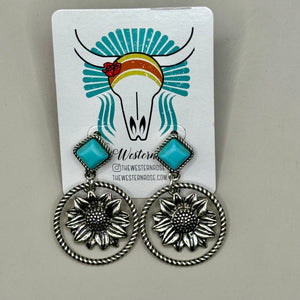 Maddy Sunflower Earrings