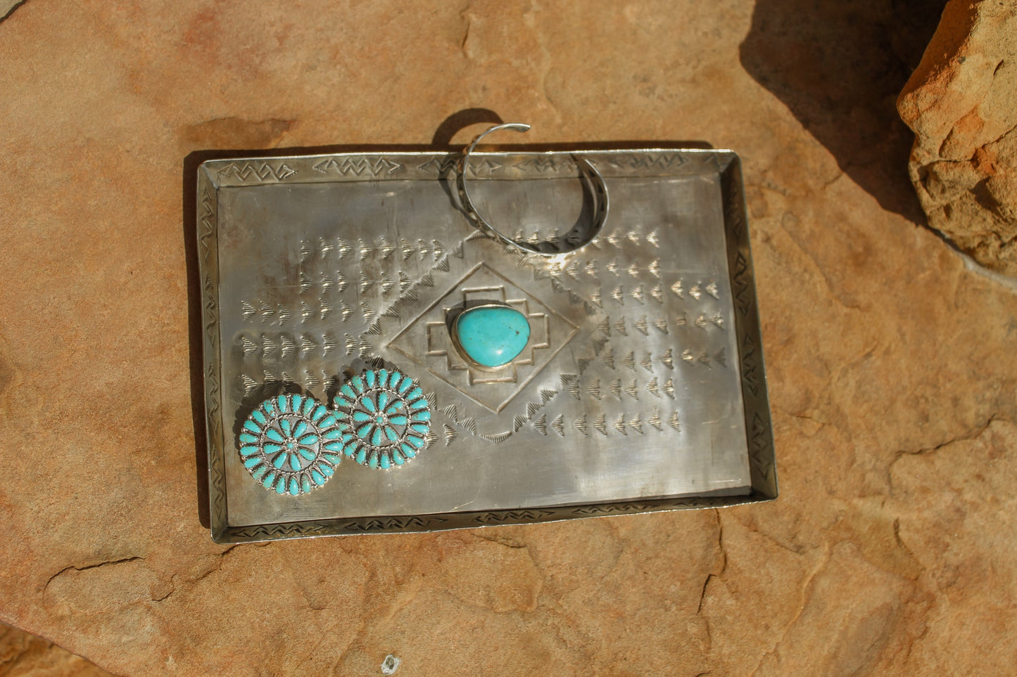 The Estancia Silver Jewelry Tray