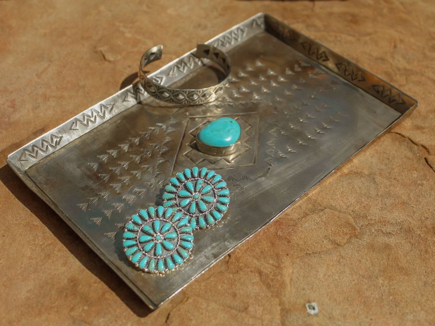 The Estancia Silver Jewelry Tray