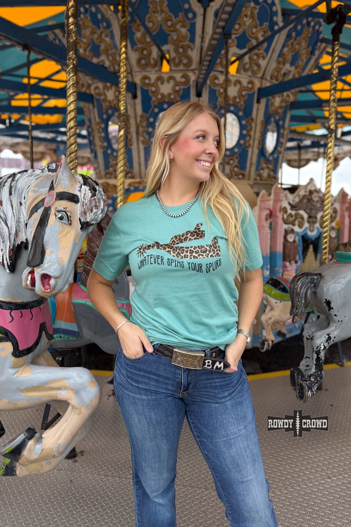 Spins Your Spurs Tee