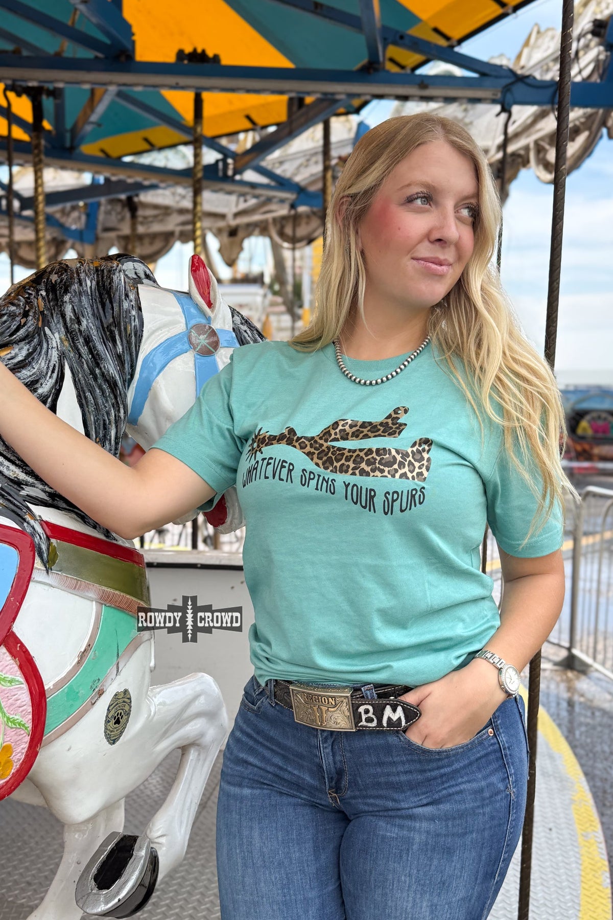 Spins Your Spurs Tee