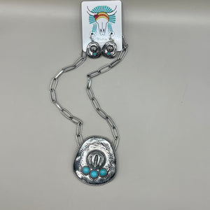 Cowboy Hat Necklace