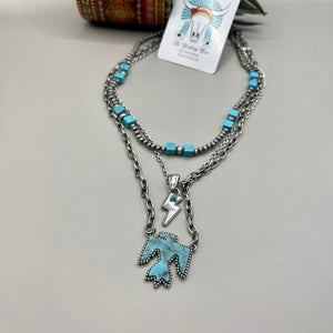 Thunderbird Layered Necklace Set