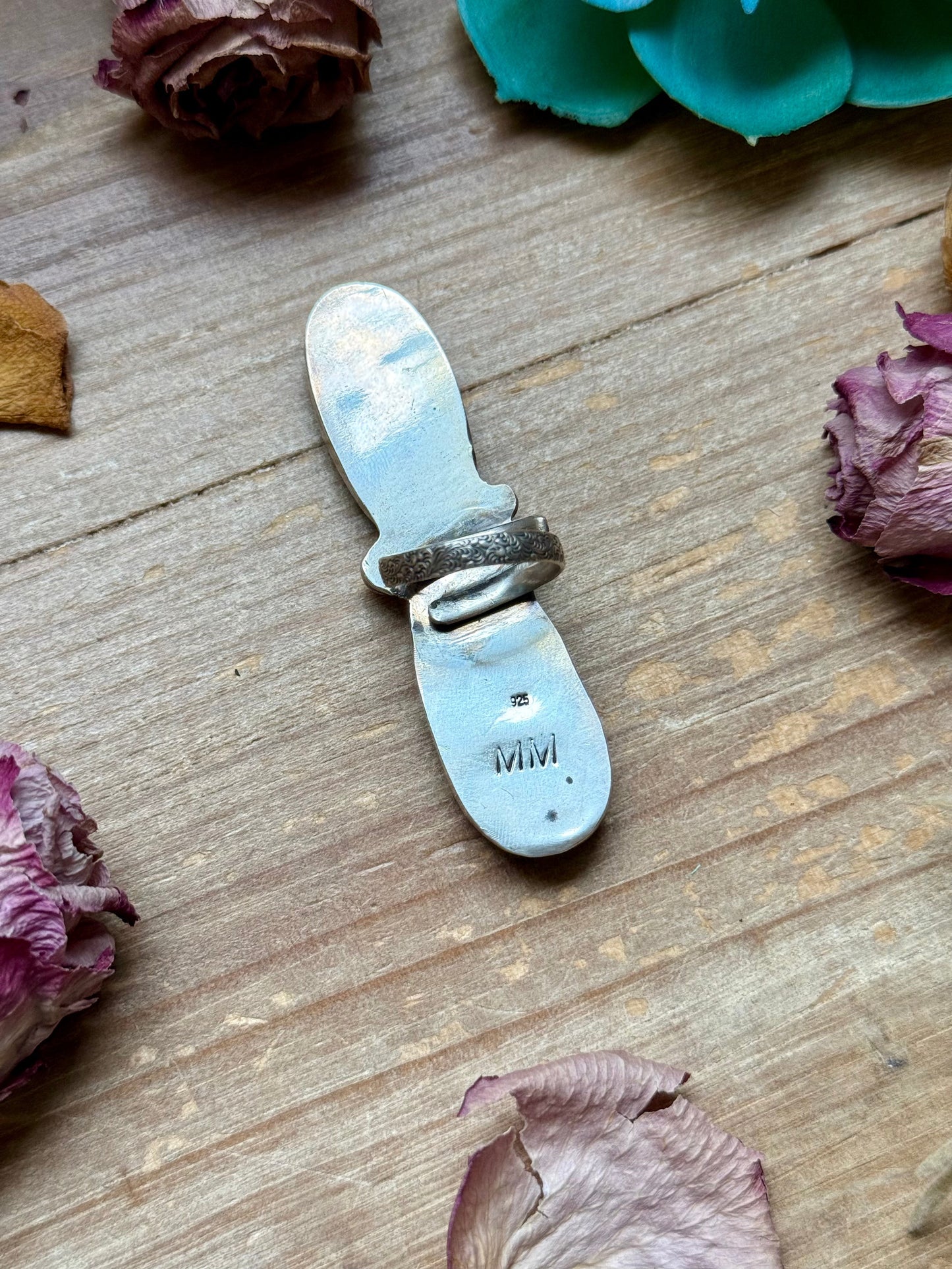 Sterling Silver Two-Stone Adjustable Ring – Handmade In-House by The Bijoux FAB