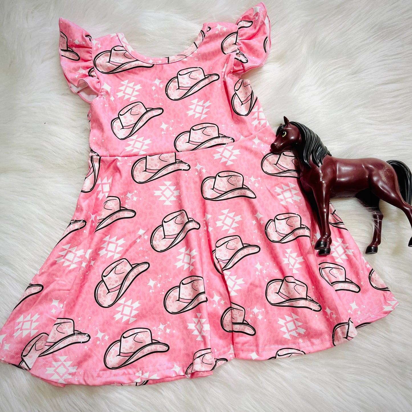 Cowgirl Hat Twirl Dress