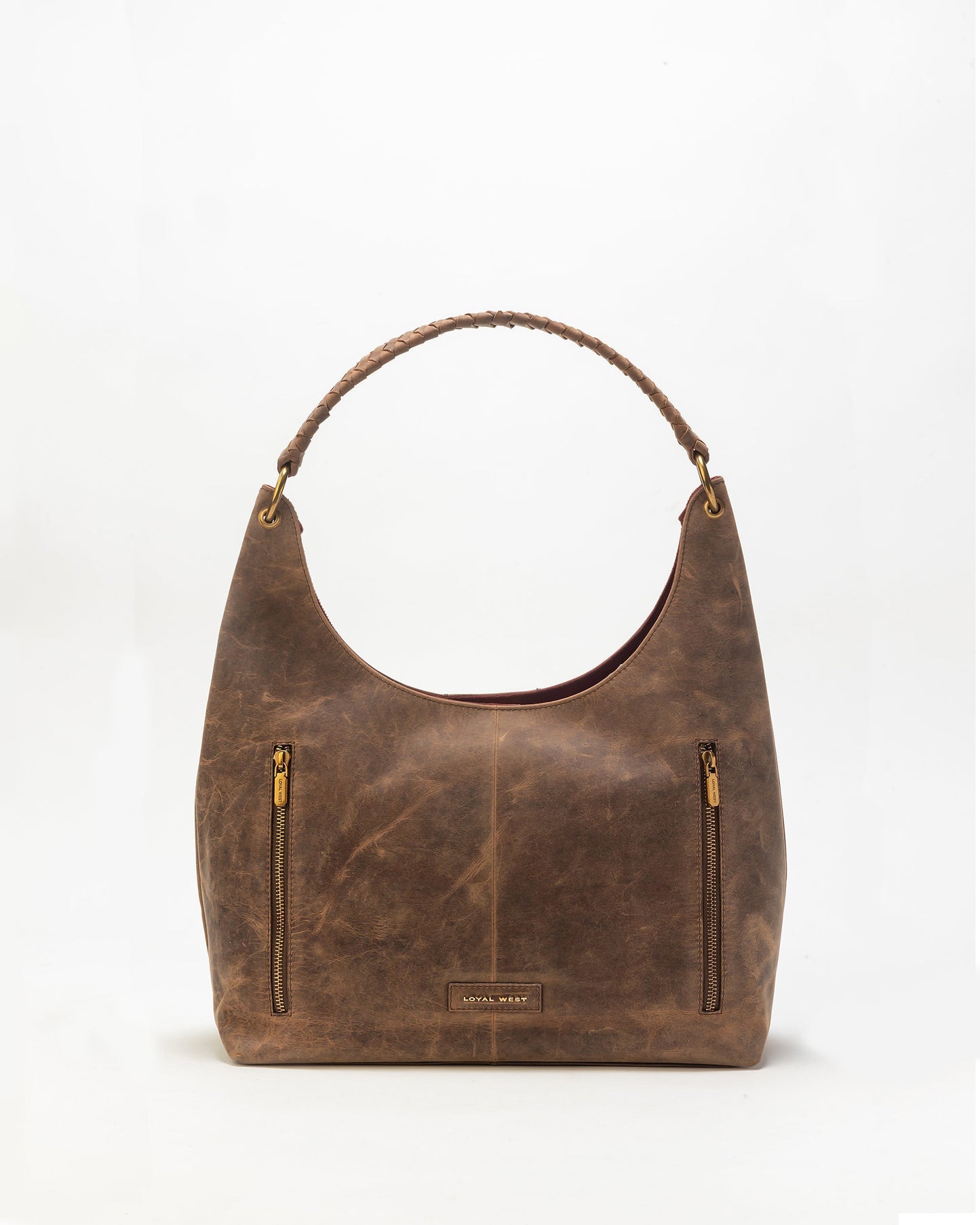 Lw Large Purse In Brunette Leather