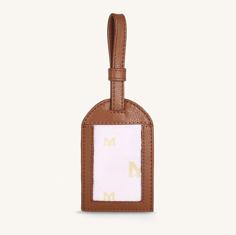 Alexis Travel Tag - Tan