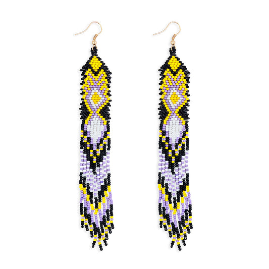 Sandstone Oasis Beaded Earrings