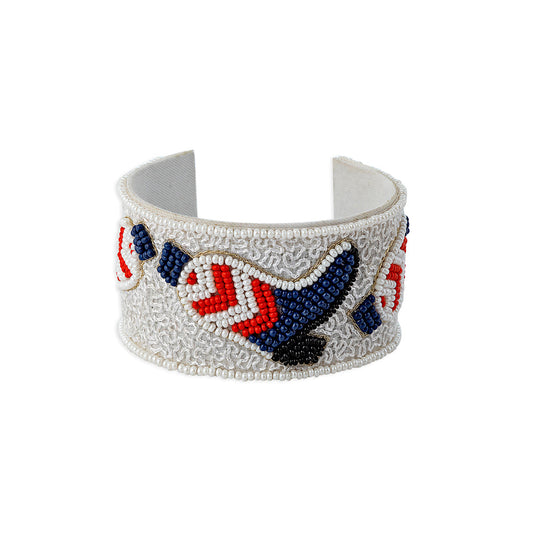 Texas Spirit Beaded Cuff Bracelet