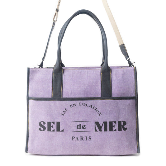 Sel de Mer Tote Bag in Purple