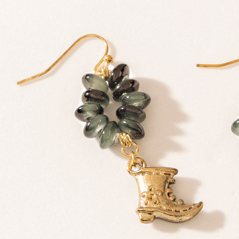 Myra Tiny Trouble Earrings in Midnight Onyx