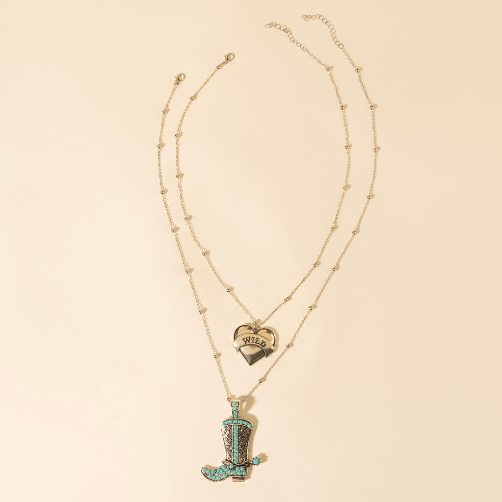 Myra Wild Star Stomping Necklace in Desert Turquoise