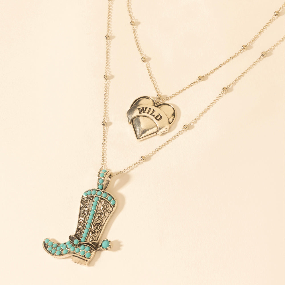 Myra Wild Star Stomping Necklace in Desert Turquoise