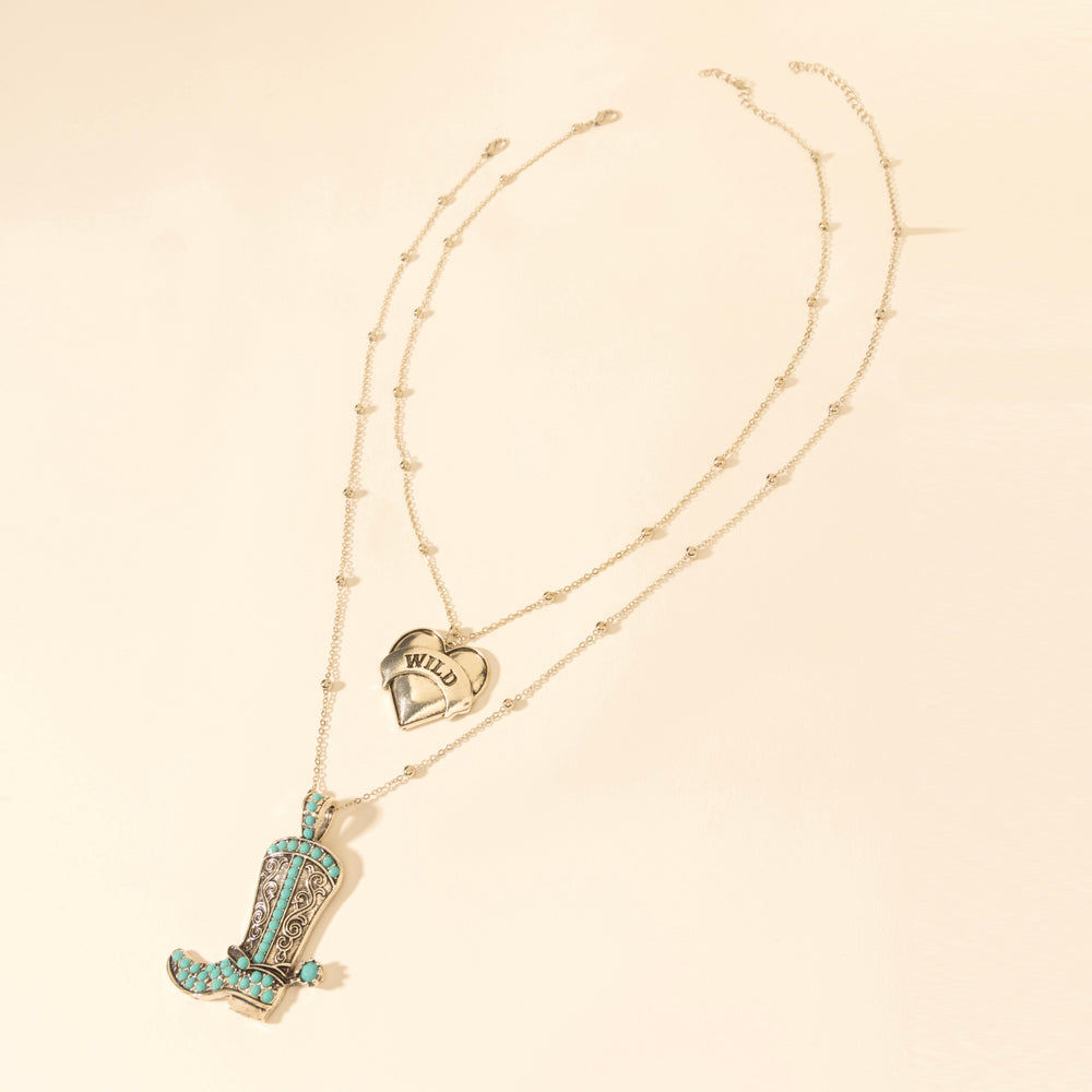 Myra Wild Star Stomping Necklace in Desert Turquoise