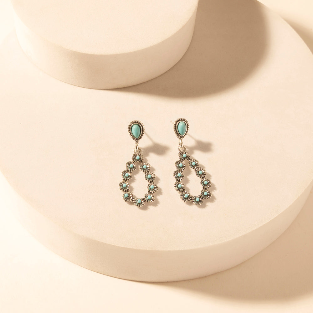 Myra Bluebonnet Trail Teardrop Earrings for Women
