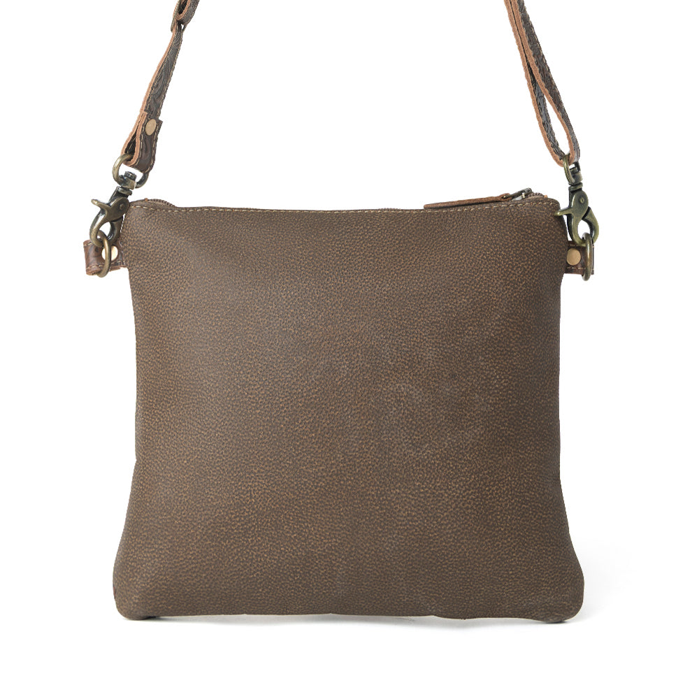 Azure Aesthetic Leather & Hairon Bag
