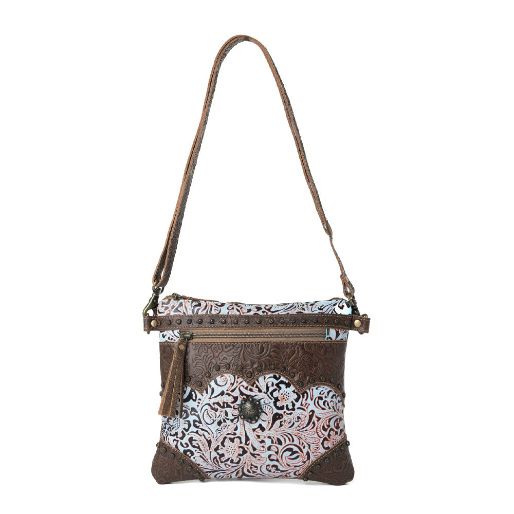 Azure Aesthetic Leather & Hairon Bag