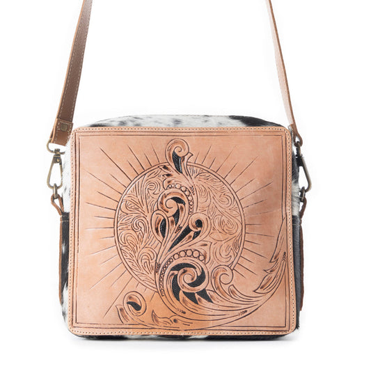SKYLAR HAND-TOOLED BAG