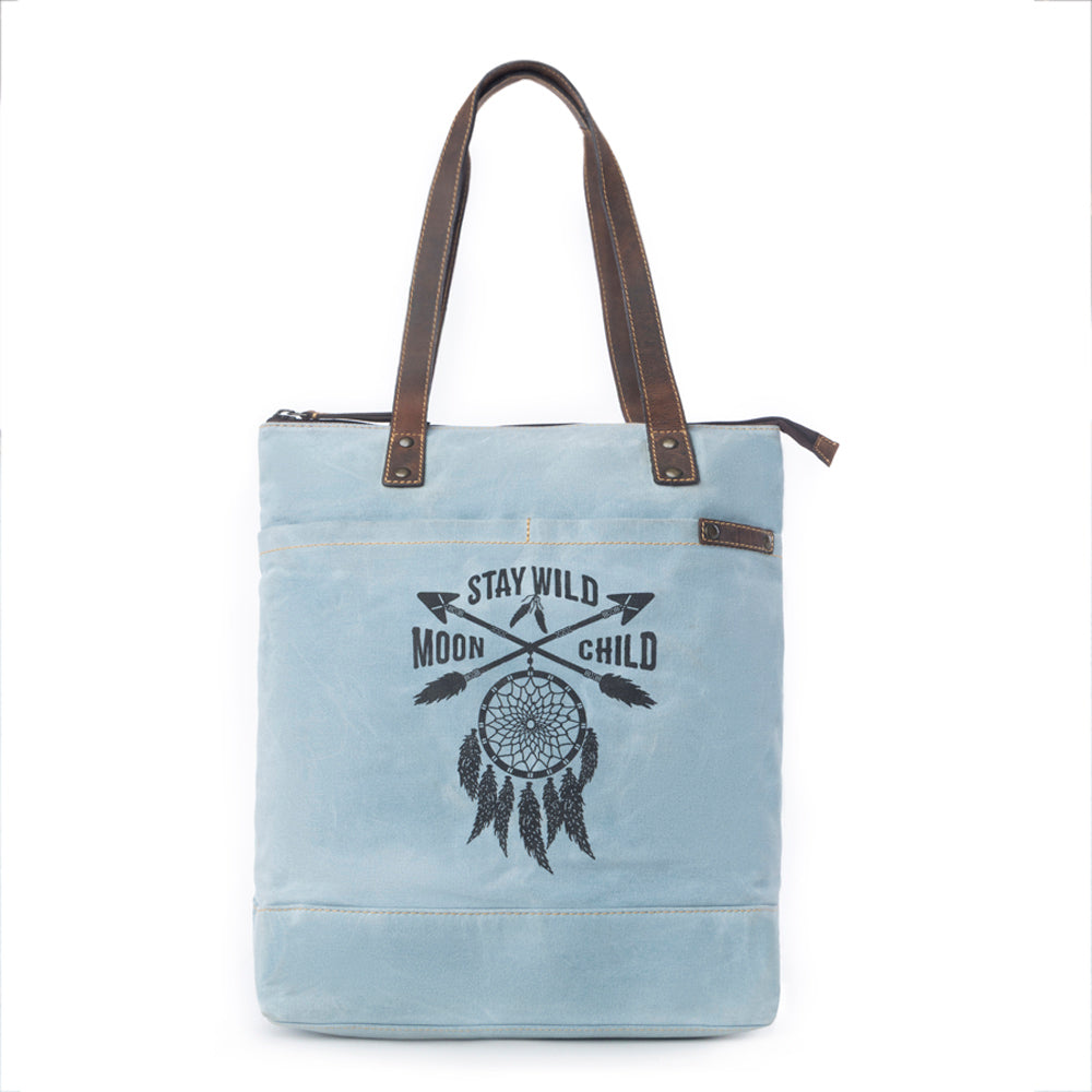 Stay Wild Moon Child Tote Bag