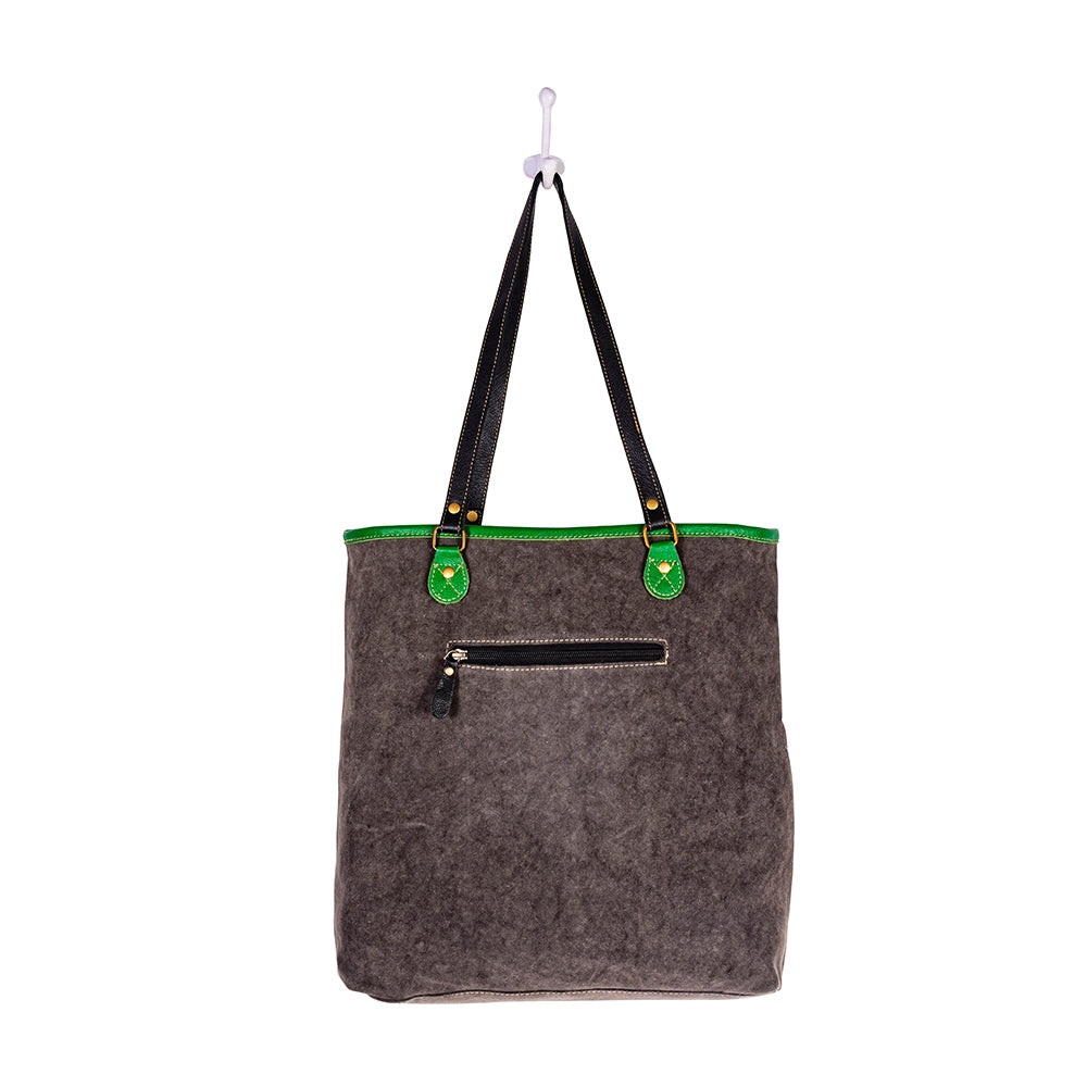 Marianna Floral Canvas & Leather Bag