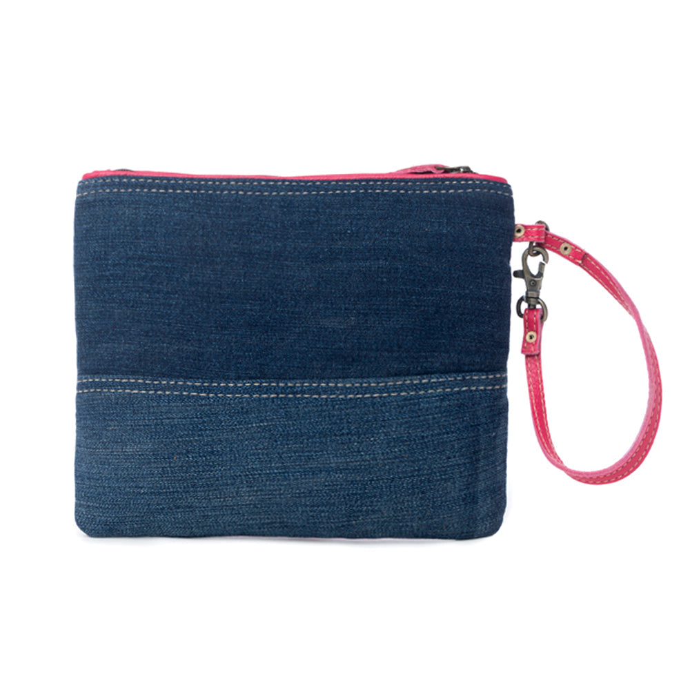 Charley Denim Pouch
