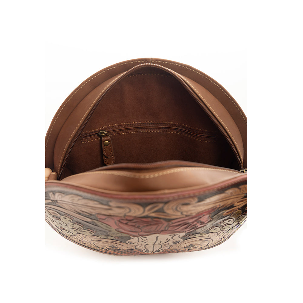 Winds of the Rose Round Bag