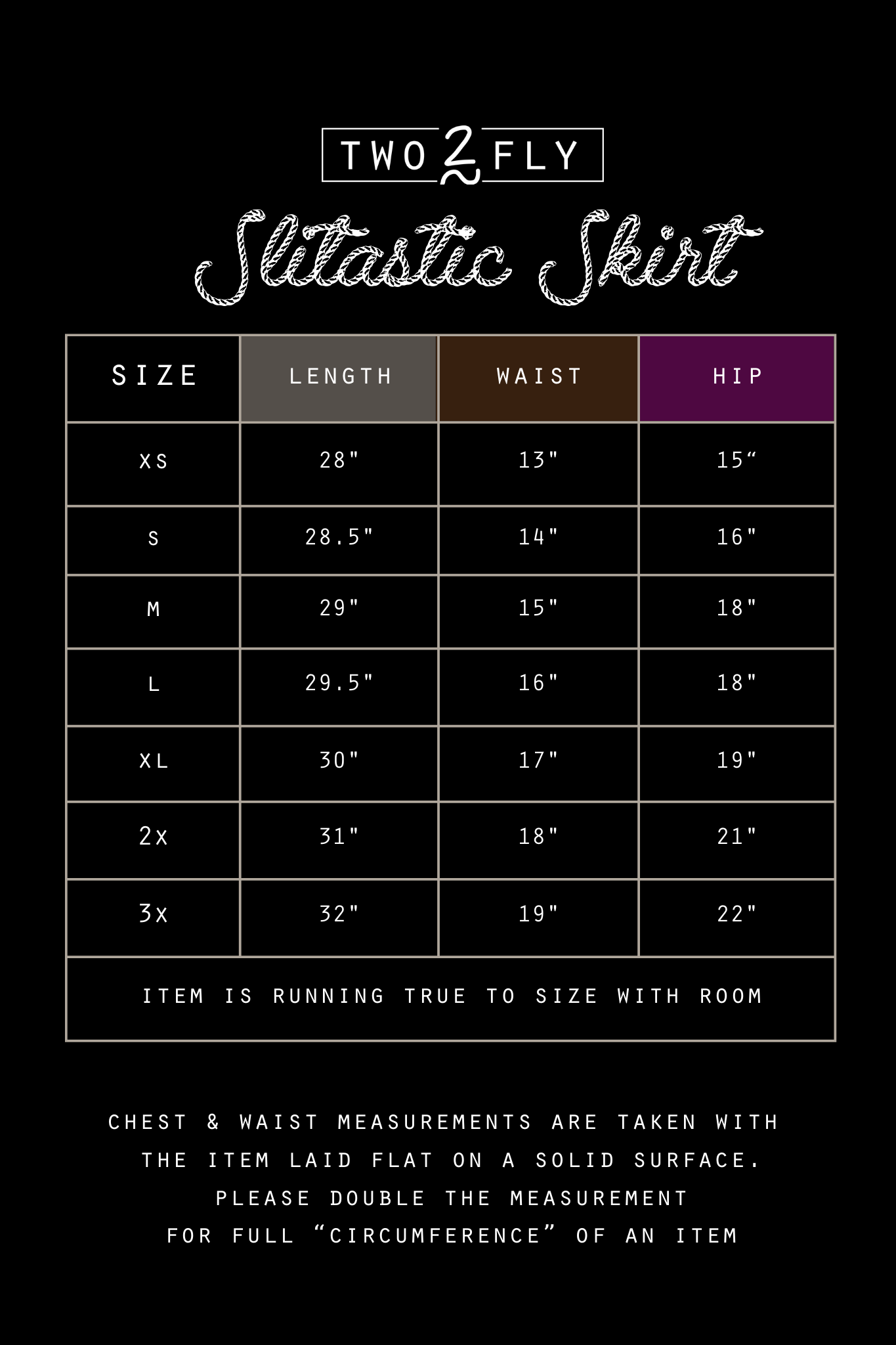 SLITASTIC SKIRT *SADDLE