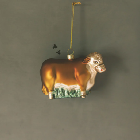 Hereford Christmas Ornament