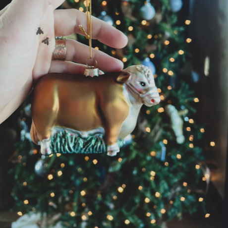 Hereford Christmas Ornament