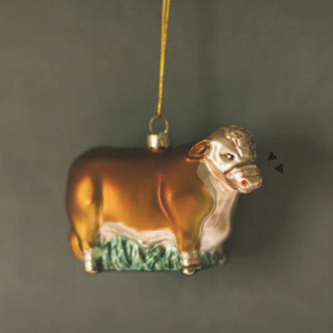 Hereford Christmas Ornament