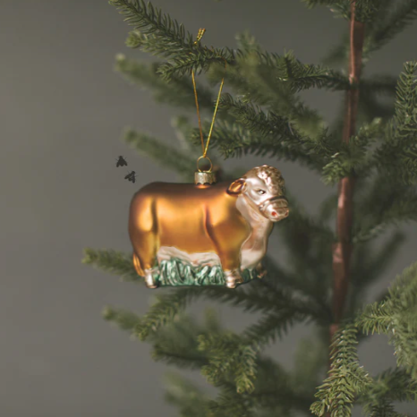 Hereford Christmas Ornament