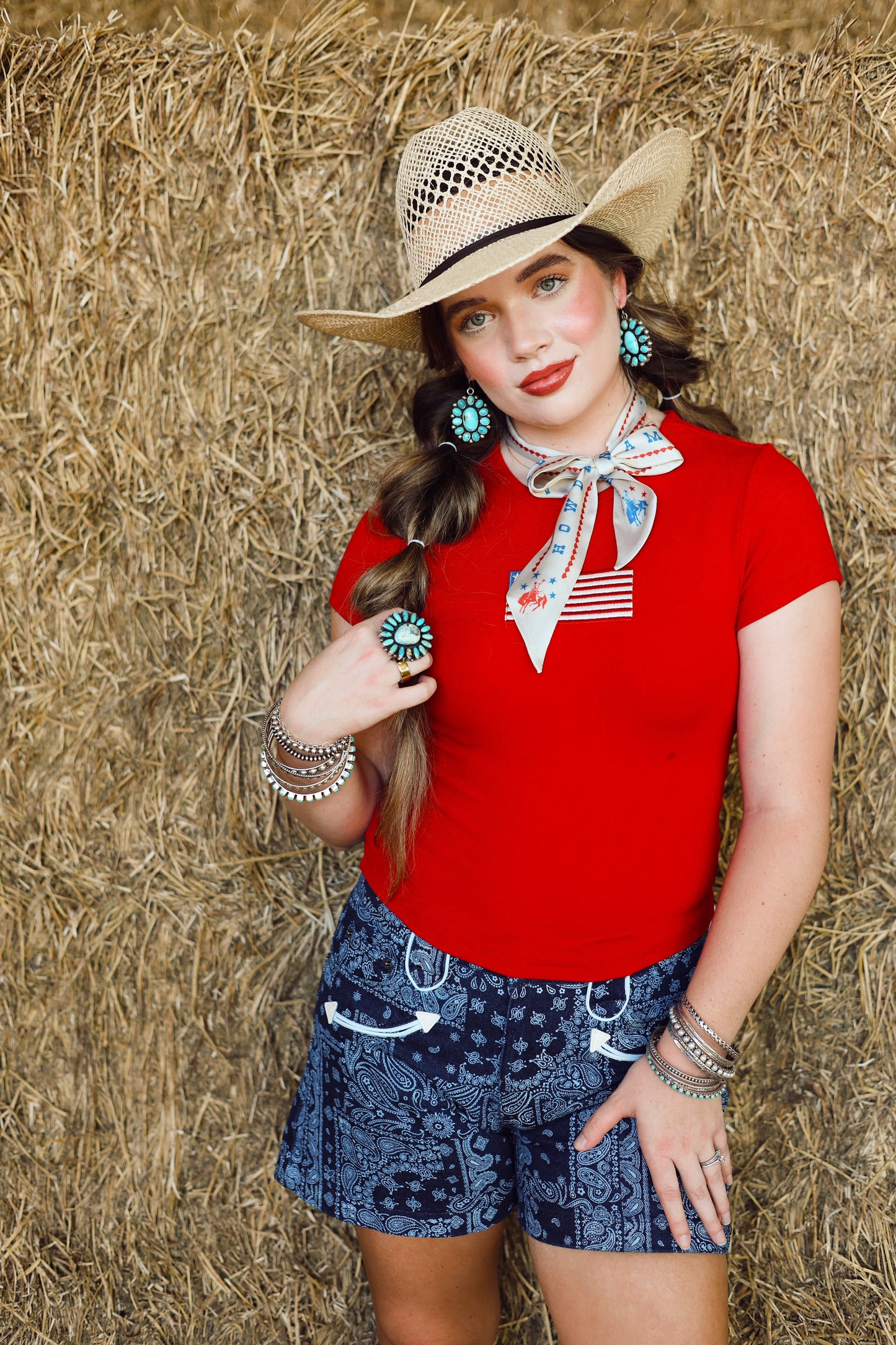 The States T-Shirt in Red