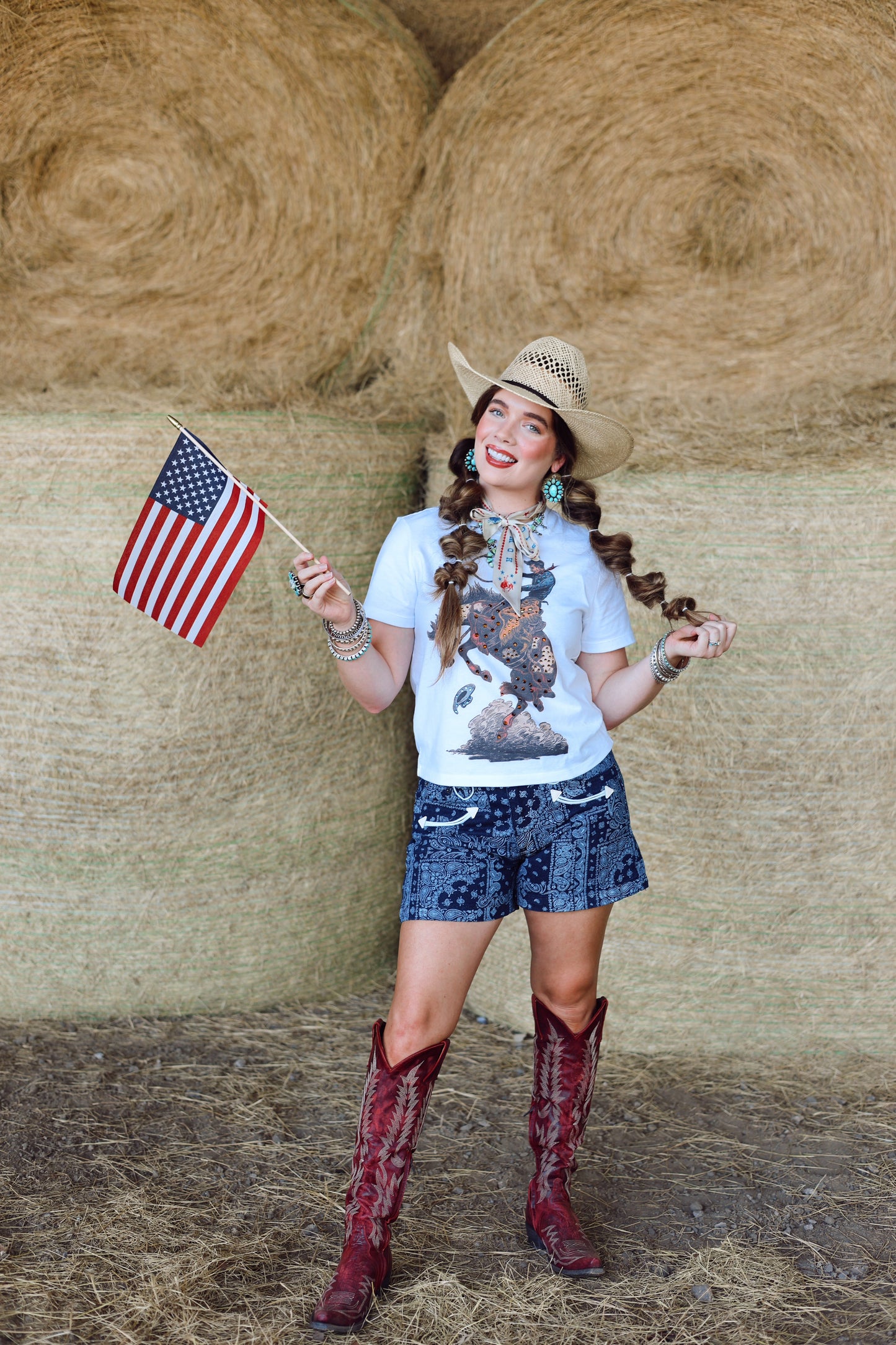 The Rhinestone Bronc T-Shirt