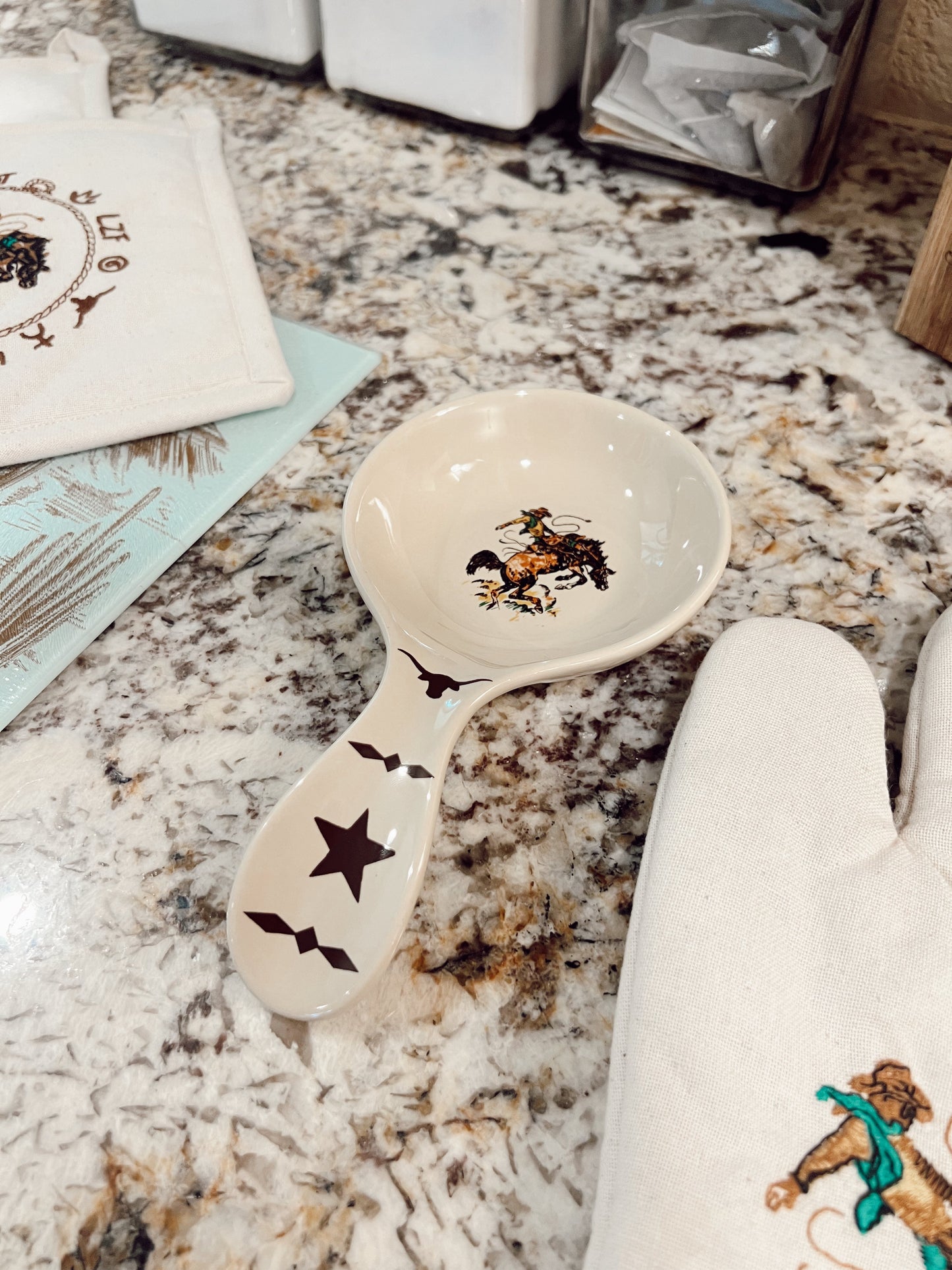 The Bronc Spoon Rest