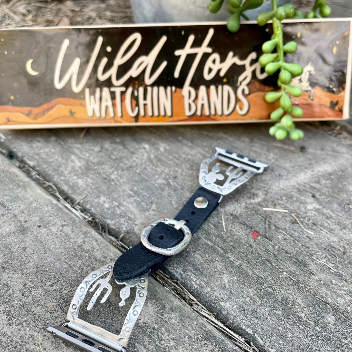 Sterling Wild Horse Watch Bands