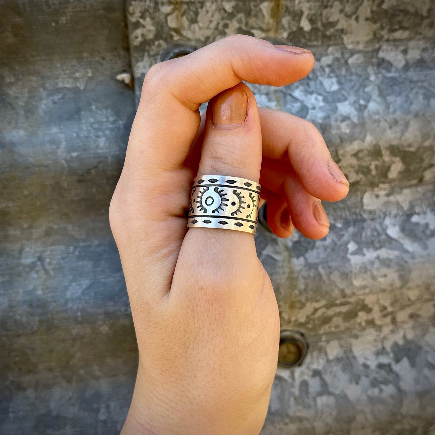 Santa Fe Stamped Ring
