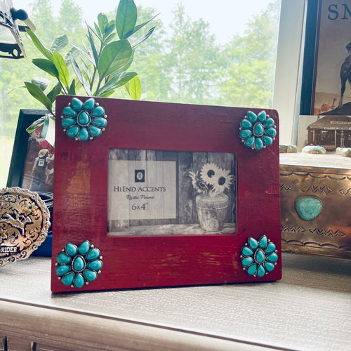 Turquoise Cluster Frame