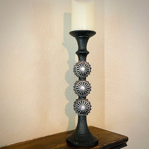 Concho Tapered Candle Holder
