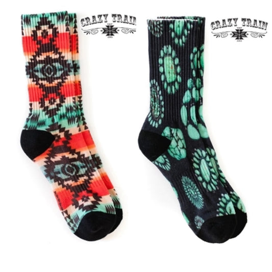 Crazy Train Socks