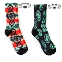 Load image into Gallery viewer, Crazy Train Socks
