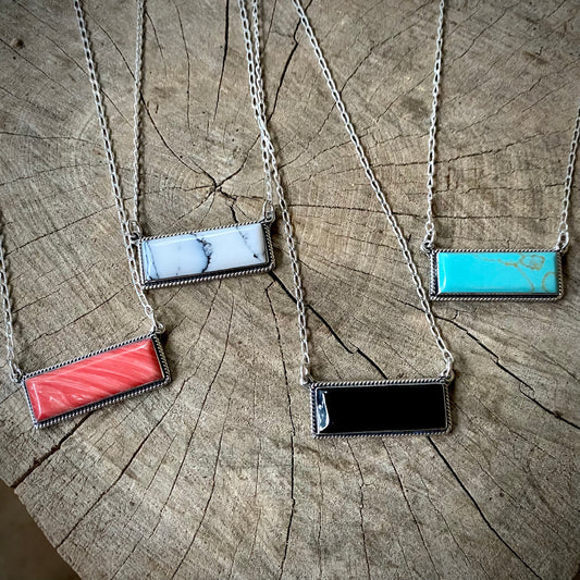 Genuine Bar Necklaces