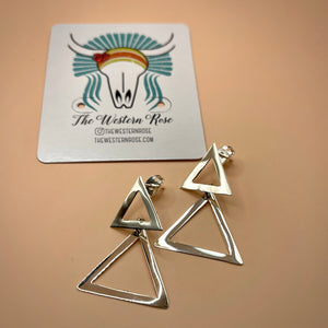 Triangle Sterling Earrings