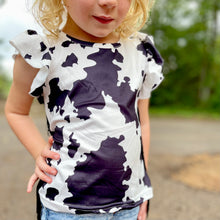 Load image into Gallery viewer, Cowprint Fringe Shirt